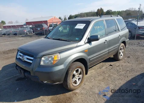 2007 Honda Pilot Ex из США, поврежденный, VIN 5FNYF18467B032347